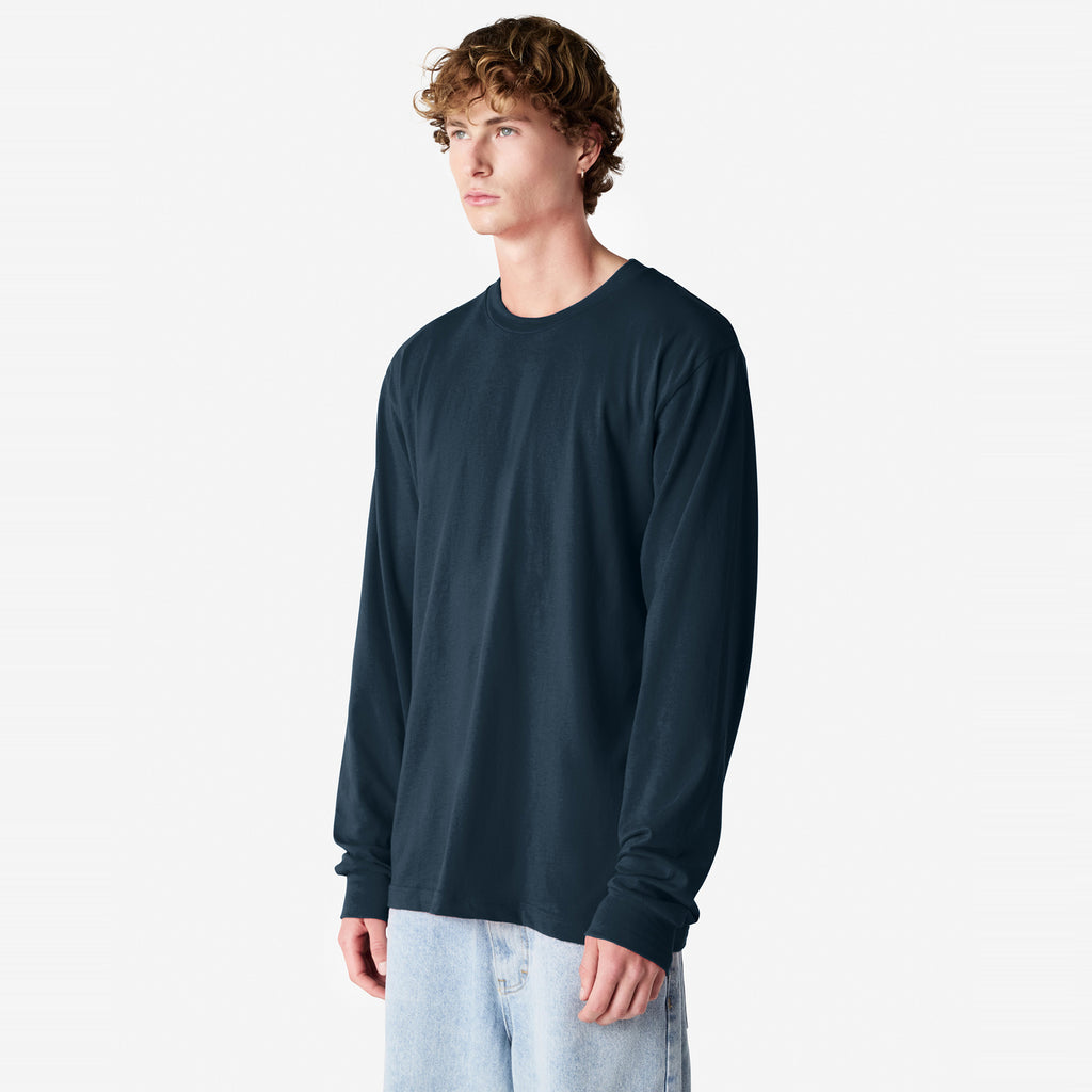 Cotton Long Sleeve Fine Jersey T-shirt