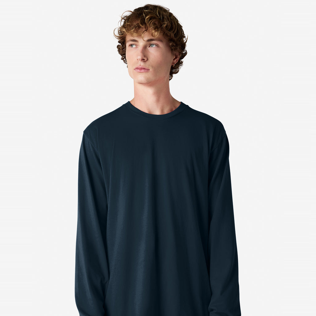 Cotton Long Sleeve Fine Jersey T-shirt