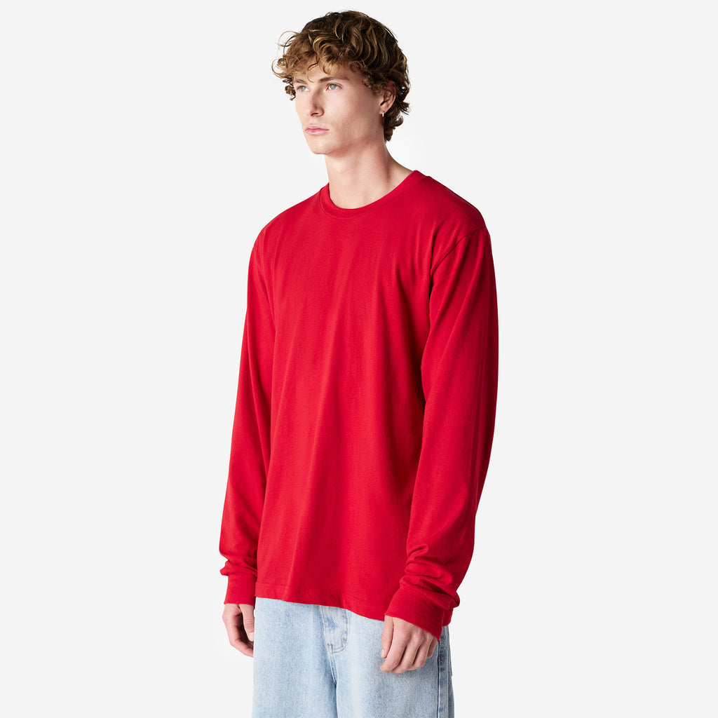 Cotton Long Sleeve Fine Jersey T-shirt