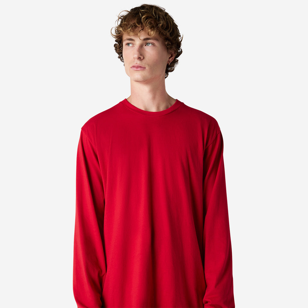 Cotton Long Sleeve Fine Jersey T-shirt