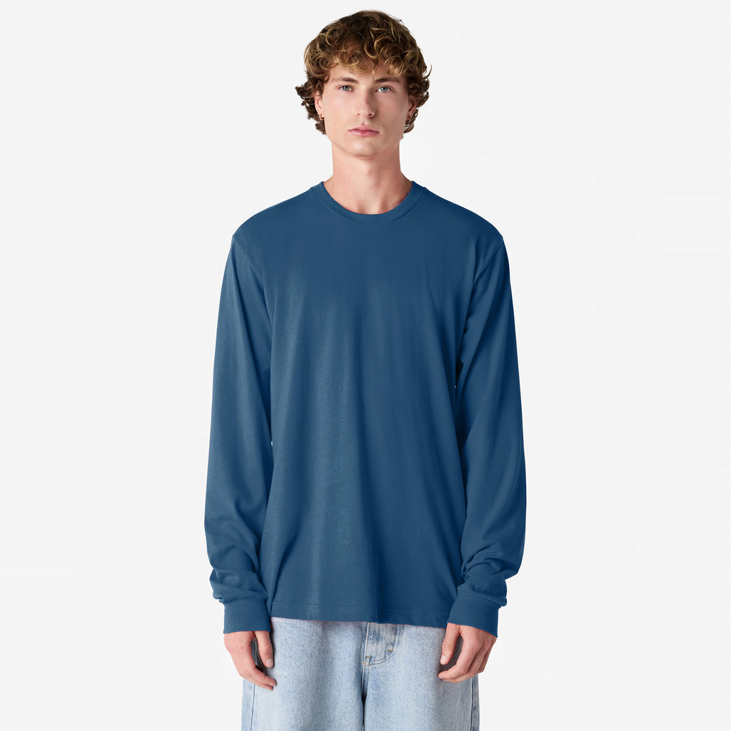 Cotton Long Sleeve Fine Jersey T-shirt