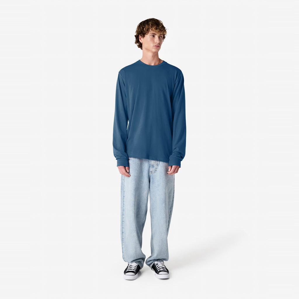 Cotton Long Sleeve Fine Jersey T-shirt