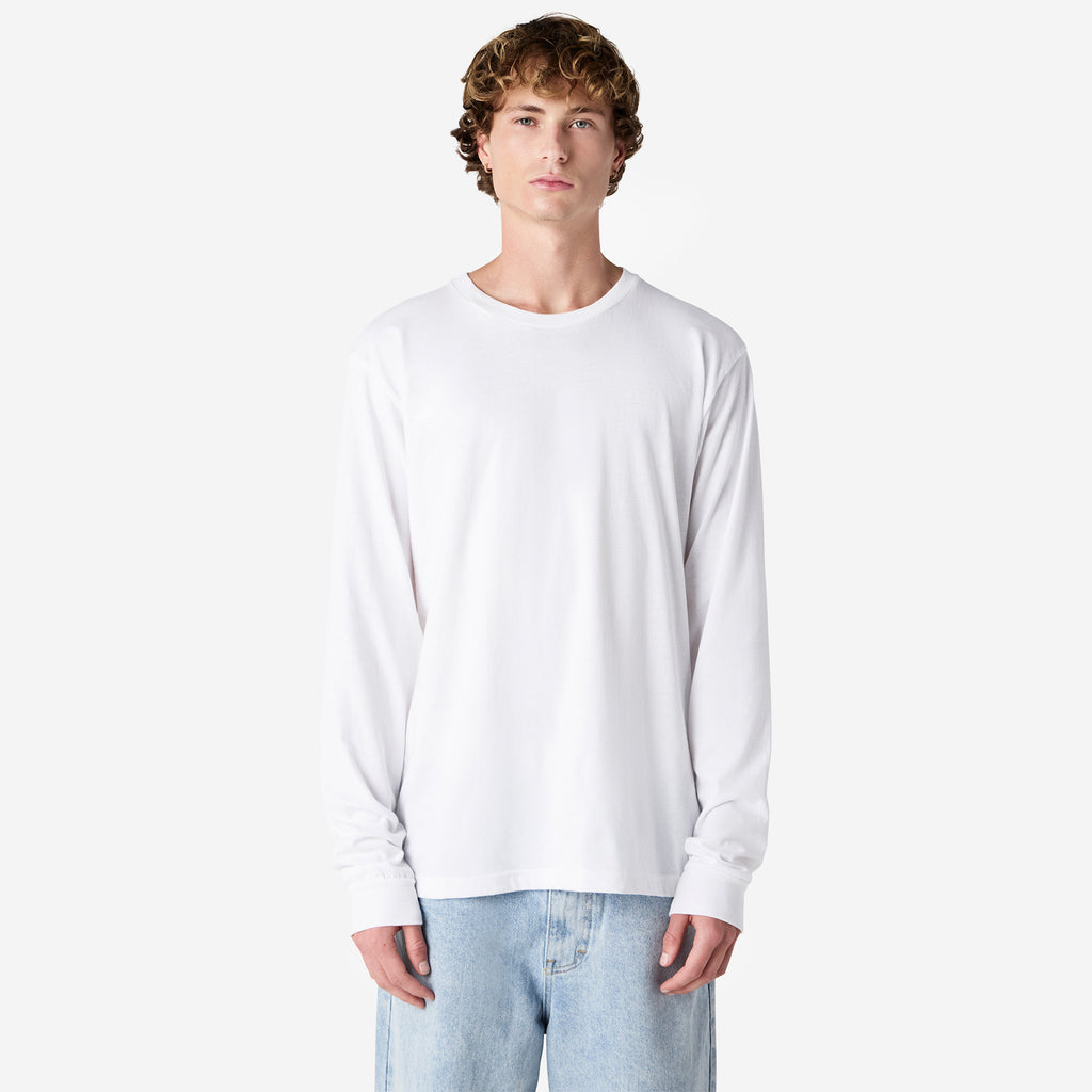 Cotton Long Sleeve Fine Jersey T-shirt