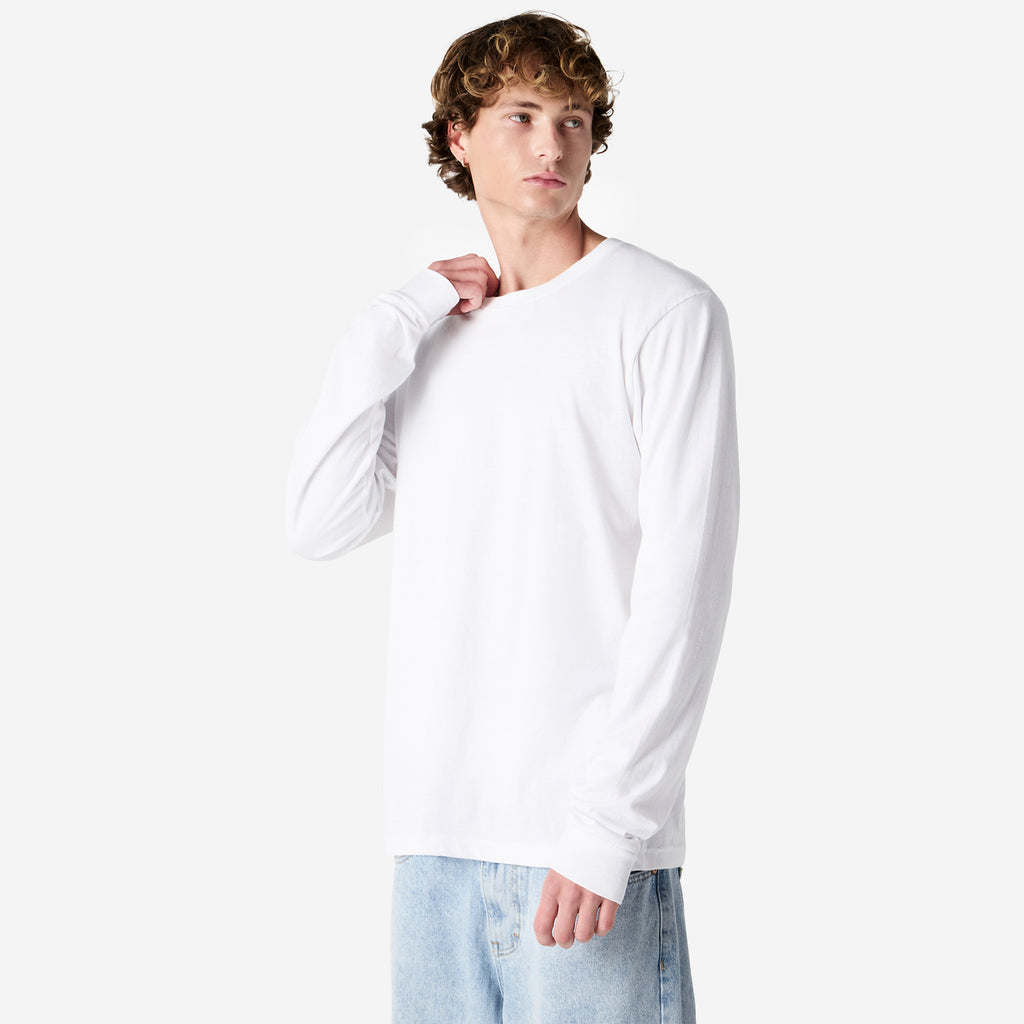 Cotton Long Sleeve Fine Jersey T-shirt
