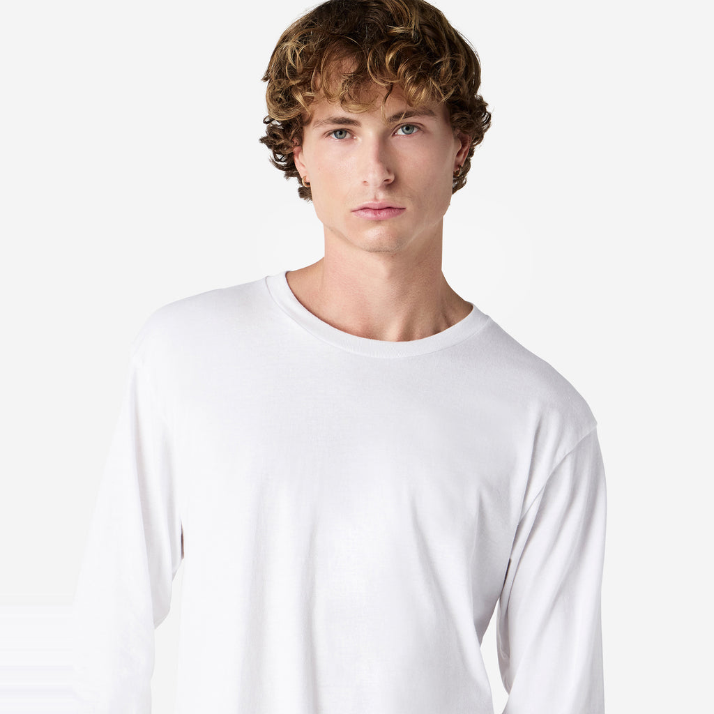 Cotton Long Sleeve Fine Jersey T-shirt